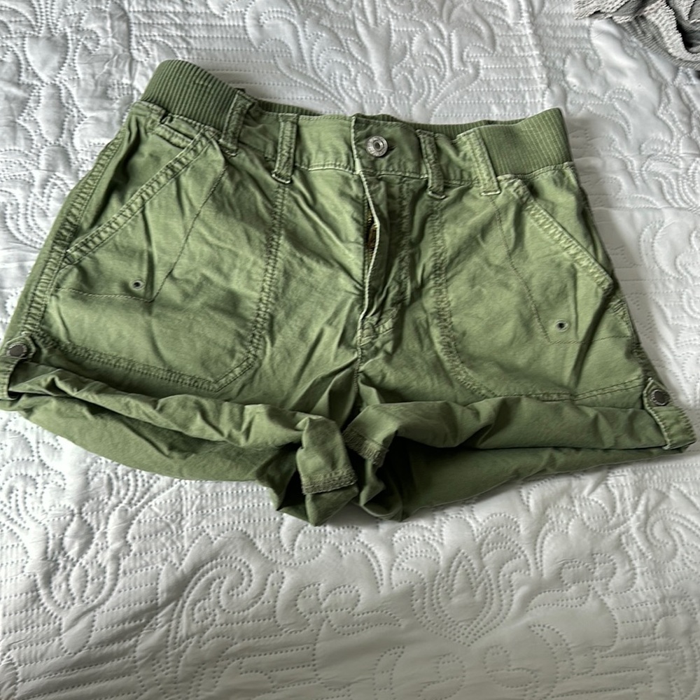 American Eagle Outfitters Green Cargo Shorts